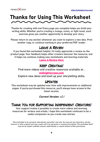 Time Travel Story Worksheet Preview 9